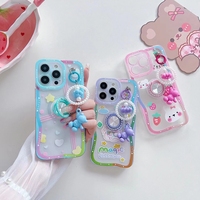 Casing Cetak Desain Lucu dengan Gelang Beruang, Anti Benturan untuk iPhone 14 Pro Max