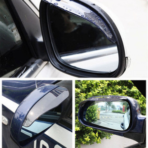 Car Rearview Mirror Rain Guards 2Pcs PVC Weather Shields 3M <b>Tape</b> Stick For Car Window General Fit - Product Image 5