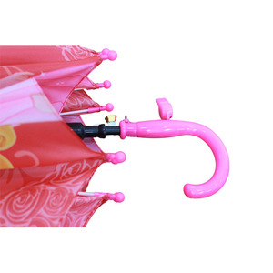 Parapluie droit pour enfants Elsa, vente en gros, personnalisé, dessin animé mignon, acier, plastique, polyester, impression numérique, enfants, POE 19 * 8k, tout - Product Image 5