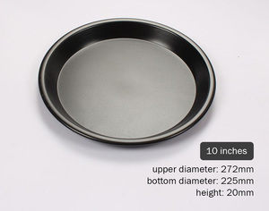 6/8/9 pollici di grado alimentare in acciaio al carbonio pan <span class=keywords><strong>pizza</strong></span>, <span class=keywords><strong>antiaderente</strong></span> pan <span class=keywords><strong>pizza</strong></span> - Product Image 5