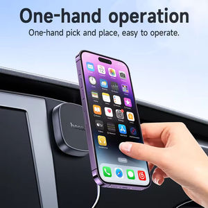 HOCO H52 porta telefono magnetico Console centrale 360 ° rotazione universale per <span class=keywords><strong>iPhone</strong></span> 15 <span class=keywords><strong>Pro</strong></span> <span class=keywords><strong>Max</strong></span> <span class=keywords><strong>14</strong></span> 13 12 Smartphone cellulare per auto - Product Image 5