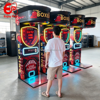 Machine d'arcade de test de force de boxe 2 coups, enregistrement des scores, récompense, vente directe usine, OEM, certifiée CE pour la rue et les zones piétonnes