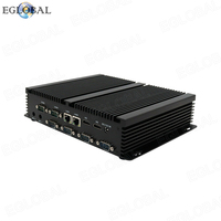 Mini Ordenador Industrial Sin Ventilador EGLOBAL, Intel Core I7-1255U, 2DDR4, SSD M.2, Win10 Nuc, 4*HD2.0, 6*COM, WiFi, LAN 2.5G, Linux, Mini PC
