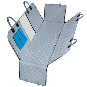 Funda Protectora para Asiento de Coche para Perros, de Cuero Oxford, Impermeable, con Hamaca, Ventana de Malla, Cama de Viaje Grande para SUV, Base Rígida de Plástico - Product Image 4