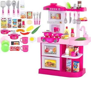 ชุดของเล่นครัวจำลองพร้อมแสงและเสียง - ชุดของเล่นทำอาหารสำหรับเด็ก ของเล่นเสริมพัฒนาการแบบมอนเตสซอรี่ ของขวัญสำหรับเด็กอายุ 2-5 ปี - Product Image 6