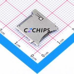 MR-1209 SD Card / Memory Card Connector SMD Connector Self-Return Type MicroSD Card (TF Card) Card Holder 1.35mm - Product Image 1