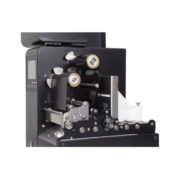 Industrial Grade Thermal Transfer Ribbon Label Printer Clothing Tag Washed Mark Satin Ribbon Printer Machine