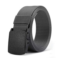 Ceinture tissée robuste à boucle en plastique, vente directe usine, durable pour uniformes de travail et usage quotidien
