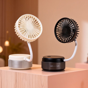 Lingpan <b>Wall</b> Mounted Fan 7.0-9.9 In Usb Powered Oscillating <b>Desk</b> Fan With Adjustable Hose - Product Image 4