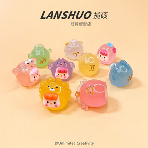ชุดของเล่นตัวการ์ตูนสามมิติ Lanshuo ทำจากเรซิ่นพลาสติกขนาดเล็ก สำหรับเด็กอายุ 7-12 ปี - Product Image 2