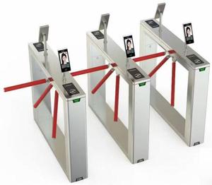 Tourniquet automatique ENBO NBO-G110, barrière pivotante, portillon tourniquet, acier inoxydable 304, reconnaissance faciale, contrôle d'accès par empreinte digitale - Product Image 1