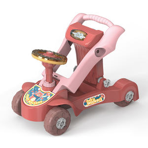 मजेदार बेबी वॉकर ट्रोली खिलौना पुश स्टलर संगीत सीखने बच्चों गतिविधि वॉकर खिलौने - Product Image 5