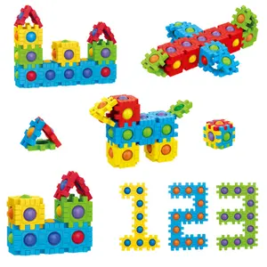 New pop bubble push toy puzzle cube blocchi di costruzione fai da te 3D splicing building blocks decompressione fidget toys