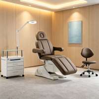 Lit de massage électrique blanc moderne pour spa de beauté avec 3 moteurs, garantie, lit de massage thaïlandais pour spa capillaire à 3 moteurs