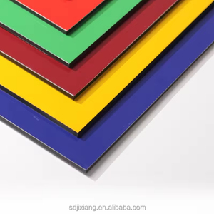 Panneaux ACP certifiés CE 4 mm 1220x2440 mm, panneaux composites en aluminium revêtus de PVDF, revêtement mural extérieur coloré <span class=keywords><strong>pour</strong></span> la décoration des bâtiments - Product Image 2