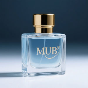 Confezione cosmetica di lusso bottiglia di profumo di vetro quadrato tappo dorato vuoto ricaricabile formato personalizzato per la fabbricazione di profumo fai da te - Product Image 2