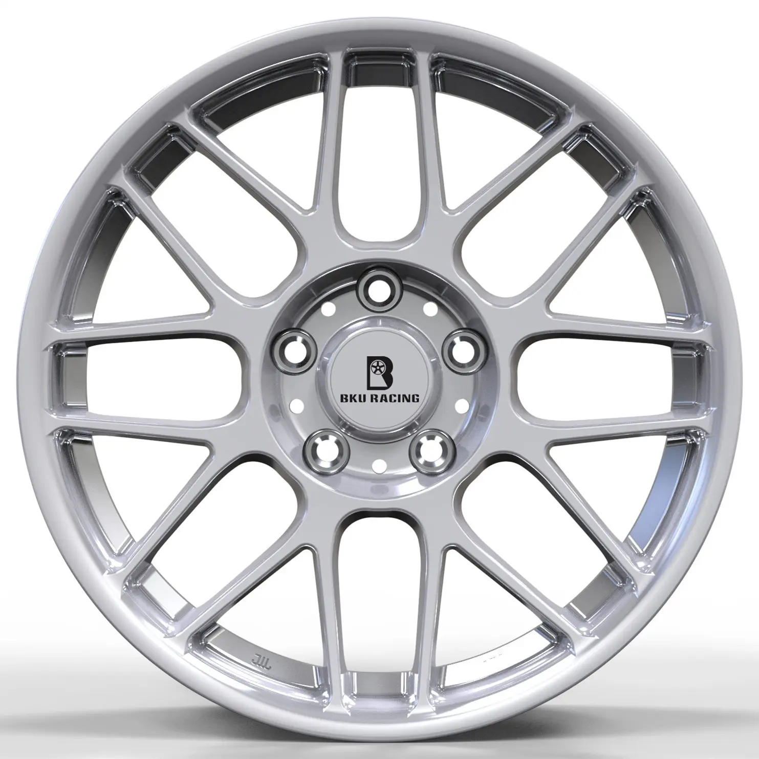 Bku racing 5x112 wheels 19 inch Hyper silver Aluminum Passenger Car Wheels for Audi Bmw mercedes benz Vw