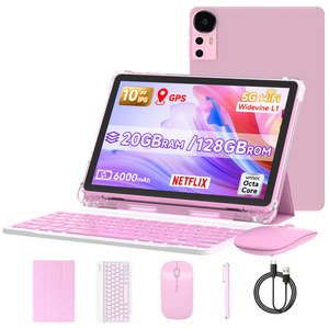 Tablette PC Android 16 10,1 pouces 128 Go ROM Batterie 6000 mAh avec clavier, étui, souris et stylet - Product Image 1