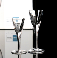 Verre à shot en verre transparent personnalisé de 10 ml, mini verre cristallin pour Baijiu, Soju, Liqueur, Saki et Sake - Vente en gros