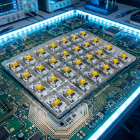Panel Táctil HMI Comercial, Ensamblaje de PCB, Controlador de Membrana Personalizado, PCBA, Electrónica de Grado Empresarial, Proveedor OEM