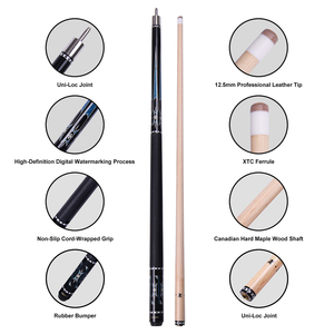 Taco <span class=keywords><strong>de</strong></span> Billar <span class=keywords><strong>de</strong></span> Alta Calidad en Oferta, Taco <span class=keywords><strong>de</strong></span> Billar <span class=keywords><strong>de</strong></span> Madera <span class=keywords><strong>de</strong></span> Arce Canadiense <span class=keywords><strong>de</strong></span> 58 Pulgadas, Punta <span class=keywords><strong>de</strong></span> 12,5 mm, 19 oz 20 oz para Clubes <span class=keywords><strong>de</strong></span> Billar - Product Image 2