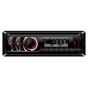 Phổ 1 DIN Xe MP3 Máy Nghe Nhạc Aux-Trong Cho Bluetooth Thẻ SD Kết Nối <span class=keywords><strong>LCD</strong></span> Hiển Thị FM Receiver Tuner Sạc Kết Hợp AUX-IN - Product Image 1