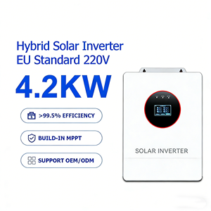 Onduleur solaire hybride hors réseau 20 kW 220/230 V à onde sinusoïdale pure, sortie unique SPI-20K-H3P, onduleurs MPPT DC/AC à onde sinusoïdale pure - Product Image 2