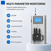 Monitor de Calidad del Agua Multiparamétrico 4G IoT con Plataforma en la Nube, Pantalla Táctil de 7 Pulgadas, RS485 Modbus
