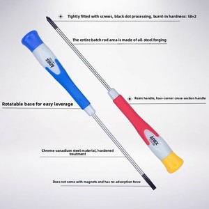 ชุดไขควงความแม่นยำสูงนำเข้าจากญี่ปุ่น <span class=keywords><strong>ANEX</strong></span> ยี่ห้อ Anli Shi สำหรับกล้อง แล็ปท็อป <span class=keywords><strong>ไขควง</strong></span>ปากแฉก ปากแบน คีมขนาดเล็ก หุ้มฉนวน แม่เหล็ก - Product Image 4