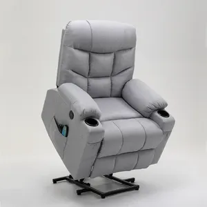 Wohn möbel Moderner elektrischer Liegestuhl Stoff Liege sofas tuhl Ergonomischer weicher Stoff lifts tuhl