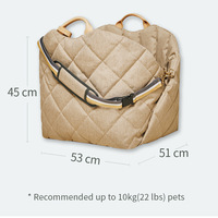 Fourniture d'usine Chien Siège De Voiture Pet Voyage Lit Oxford Chien Rehausseur Portable Extérieur Siège De Voiture Chien Transporteur