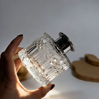 Bouteille en verre vide de 200 ml rechargeable pour diffuseur à bâtonnets d'aromathérapie, diffuseur d'ambiance pour la maison, bouteilles d'huiles essentielles parfumées