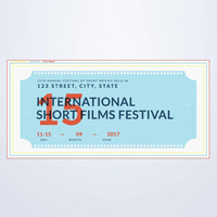 Tarjeta de billete OEM Personalizar mi logotipo Cupón Etiquetas Logotipo de diseño gratuito