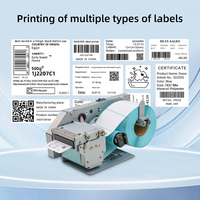 Impresora de Etiquetas Térmica Integrada MASUNG MS-LP212A de 58 mm, Impresora de Etiquetas Térmicas con Despegue Automático de 120 mm/s, Módulo de Impresora de Etiquetas Térmicas Montado