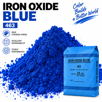 Poudre de pigment bleu d'oxyde de fer inorganique, haute puissance de teinture, résistante aux intempéries, pour le béton, l'asphalte, le caoutchouc, fabricant