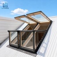 Ventana de Techo Duradera y Sostenible LANGE, Ventana de Aluminio Estándar AS2047 para Casa Moderna