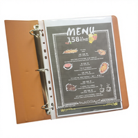 Porte-documents multifonctionnel A4 pour gestionnaire en cuir PU avec fermeture éclair, pochette pour données, dossier de vente, pochette pour documents de bureau