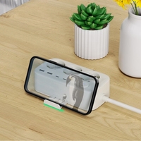 Suministros de equipos eléctricos de la UE para el hogar 20W USB QC 3,0 temporizador de enchufe de extensión 3 salidas tira de alimentación universal