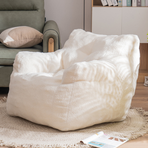 Sofá moderno de espuma viscoelástica triturada con mechones para oficina en casa para estudiar jugando y leyendo Venta de Navidad de viernes negro - Product Image 1