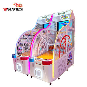 Machine de jeu de basket-ball d'arcade d'intérieur avec écran LCD vertical de 65 pouces, construction métallique, langue anglaise - Product Image 2