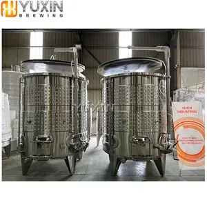 winery equipment 2000 3000 5000 liters jacketed wine tank stainless steel