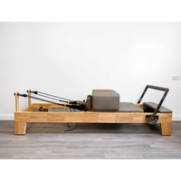 MJD Appareil de Pilates Reformer de Haute Qualité, Grand Modèle, Lit de Yoga pour le Renforcement Musculaire, Équipement de Fitness à Domicile, Lit de Pilates Portable