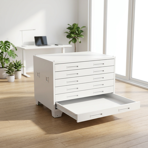 Engineering A0 Size Steel Base-mounted Map Cabinet Drawing <b>File</b> Cabinet <b>Drawer</b>-type Customized Base-mounted Map Cabinet - Product Image 1