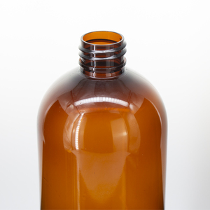 Botella de PET Transparente, Ámbar o Verde Personalizada de 100ml/200ml/300ml/400ml/500ml con Bomba Pulverizadora para Champú, Loción o Aceite Capilar, Impresa con Serigrafía - Product Image 5