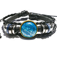 Bracelet ajustable en agate naturelle, améthyste, cristal de guérison, cabochon, œil de tigre, options DIY durables, Chine