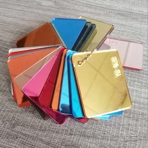 Feuilles acryliques reflétées par <span class=keywords><strong>plaque</strong></span> de miroir en plastique de couleur d'or faite sur commande d'usine de Guangzhou - Product Image 4