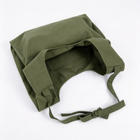 Sacs fourre-tout Hobo en toile de coton recyclé couleur naturelle, grand format, avec sangles bandoulière, personnalisables pour la vente en gros