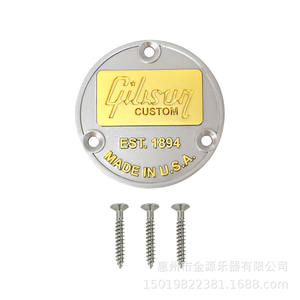 Cache-interrupteur en métal peint à la main pour <span class=keywords><strong>guitare</strong></span> <span class=keywords><strong>électrique</strong></span> <span class=keywords><strong>Gibson</strong></span> <span class=keywords><strong>Epiphone</strong></span> EST 1894, gravure animale sur plaque arrière - Product Image 6