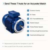 Moteur asynchrone monophasé WEG W21 Prime B35 à montage sur pied et à bride TEFC IC411 IP55 pour utilisation avec variateur de vitesse (VSD) avec isolation WISE