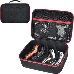 Étui de voyage pour 4 paires de lunettes de ski multiples, sac de protection portable pour lunettes de snowboard avec poche en filet pour gants, voile, spray - Product Image 1